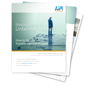 De-risking Innovation: Innovating in Unfamiliar Markets Whitepaper image