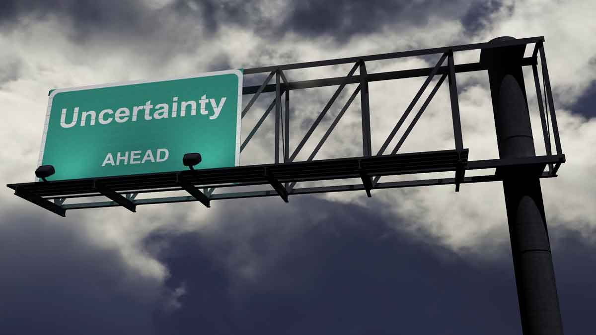 75 Uncertainty Ahead