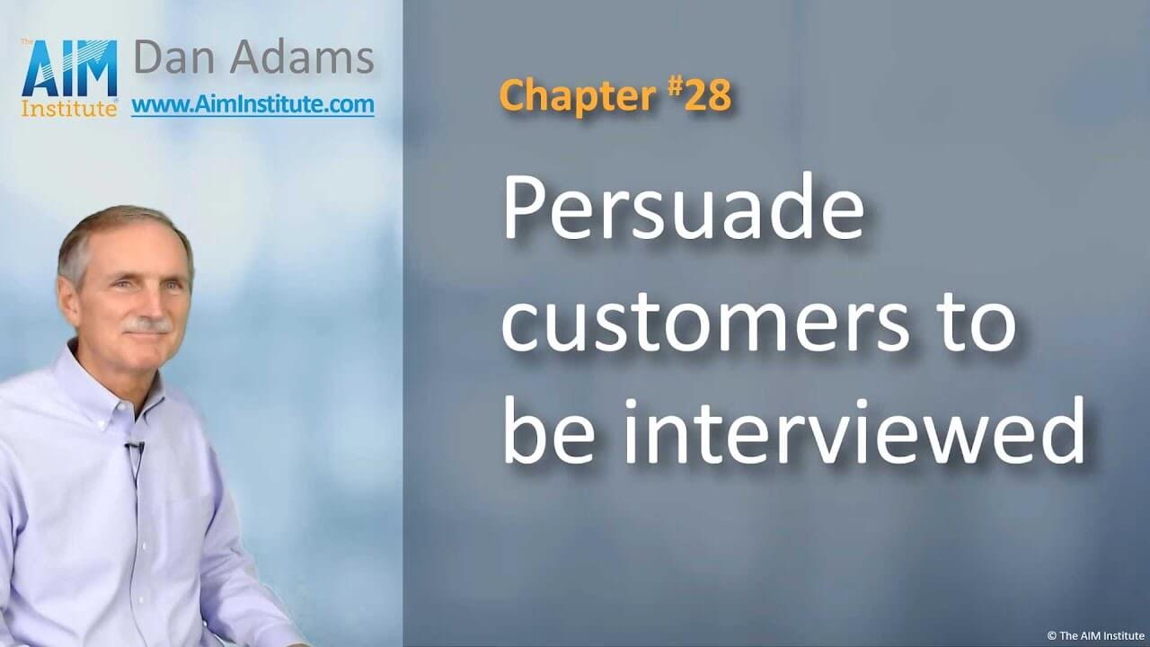 Chapter-28-Persuade-customers-to-be-interviewed