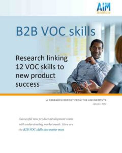 B2B VOC Skills report cover