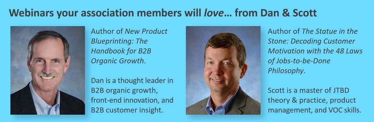 Webinars your association members will love from Dan Adams and Scott Burleson