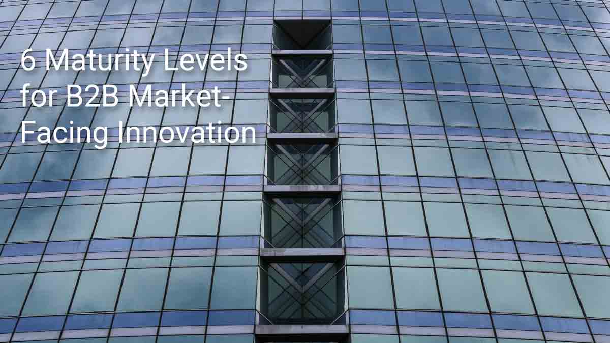 6 Maturity levels for B2B market-facing innovation