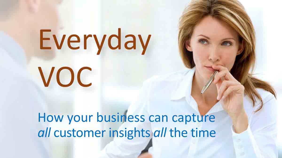 Everyday VOC for B2B companies