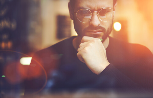 Customer Experience (CX) and Jobs-to-be-Done can sound confusing. Man looking pensive.